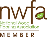 We're a member of the NWFA (National Wood Flooring Association)